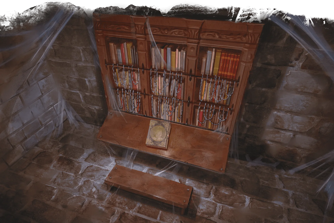 old bookcase